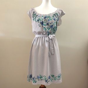 LC Lauren Conrad Pleat Neck Dress